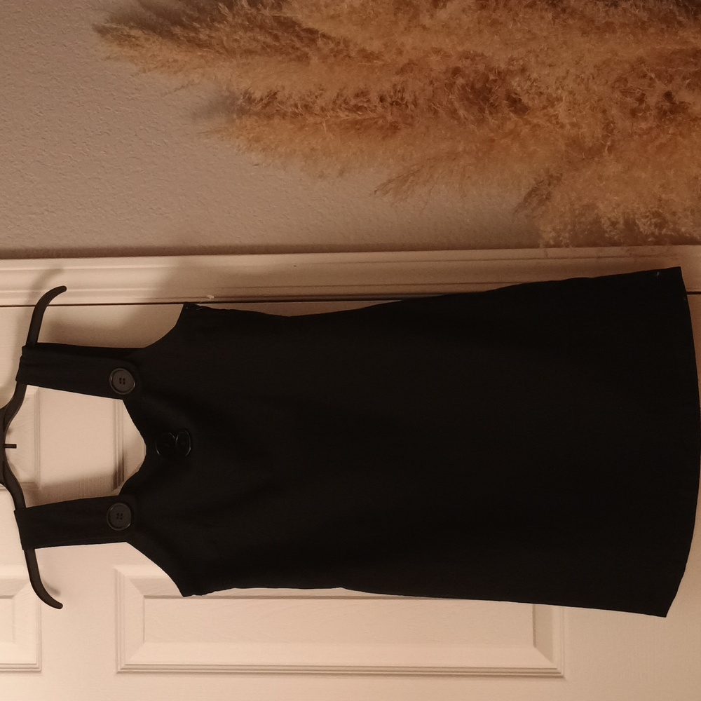 Black mini dress